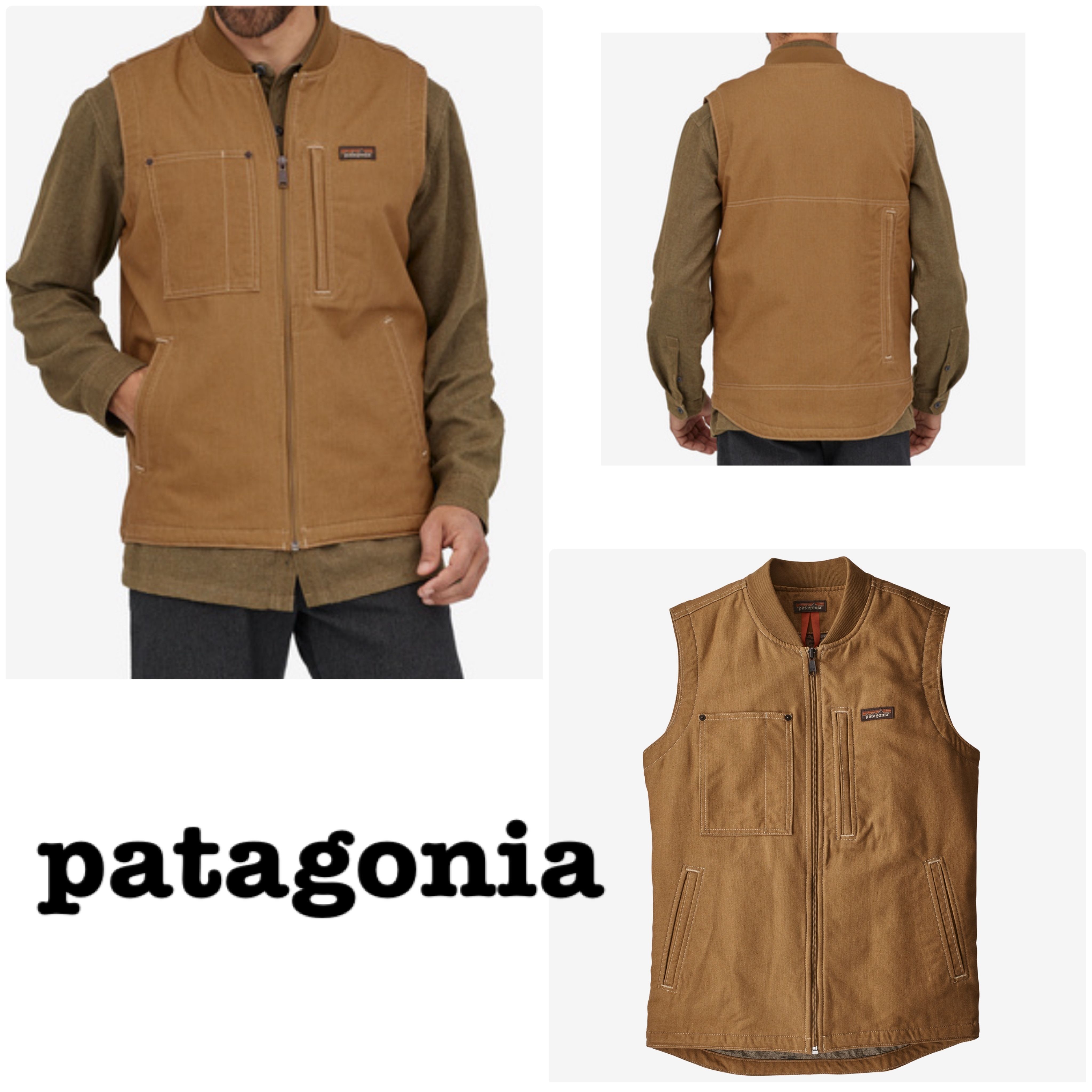 patagonia】Men's All Seasons Hemp Canvas Vest ベスト (Patagonia