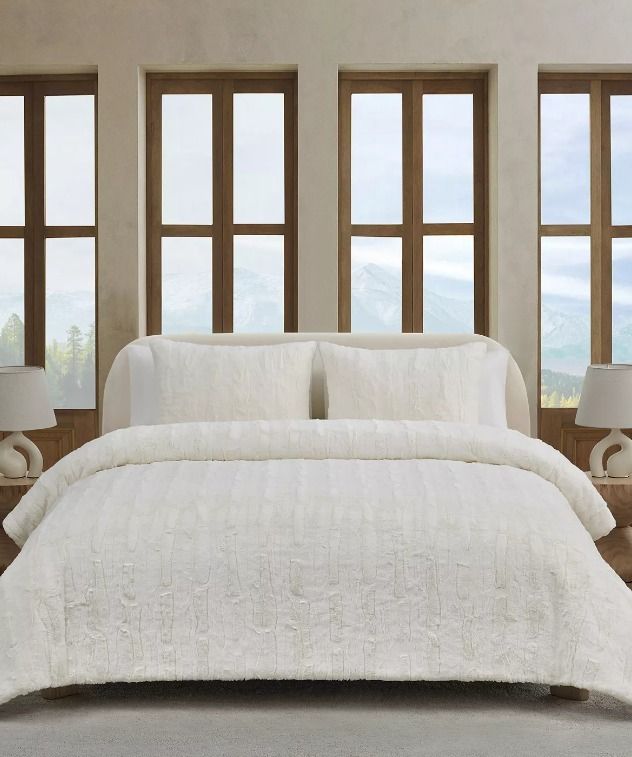 極上ふわふわ【UGG】キング:Valorお布団&枕カバー3点セット (UGG