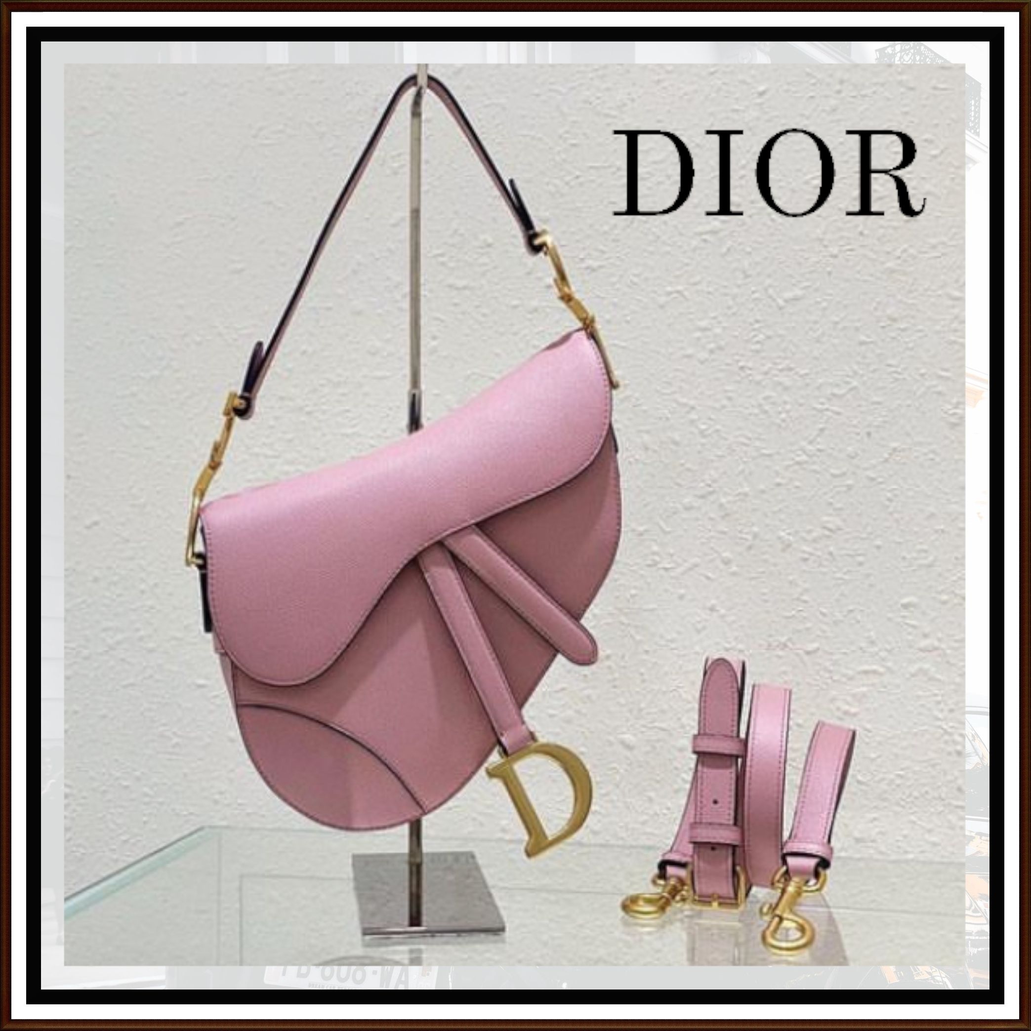 レア！希少カラー♪】☆ディオール☆サドルバッグミニ (Dior