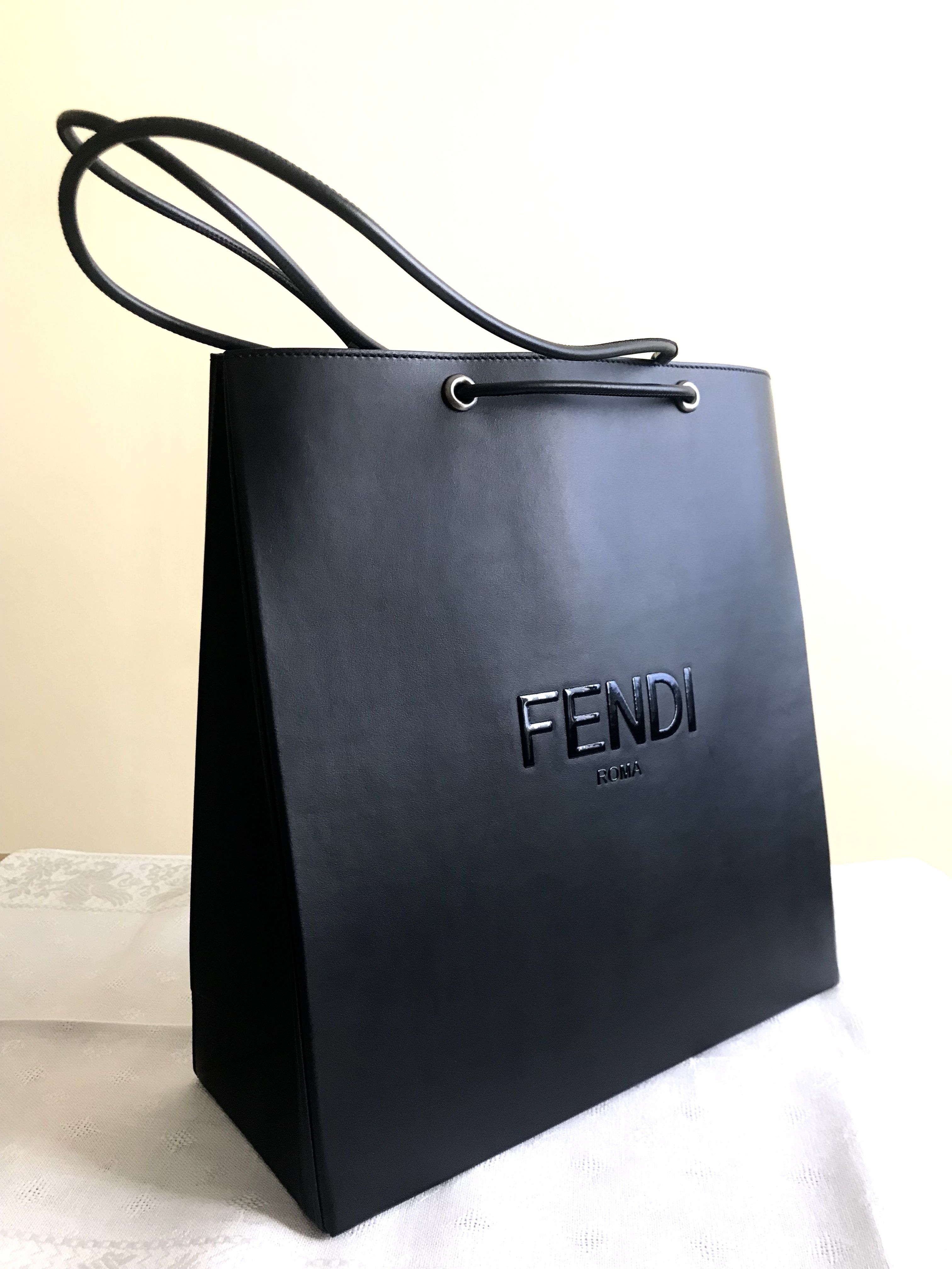 FENDI☆レザーショッパートート Black (FENDI/トートバッグ) 100092928