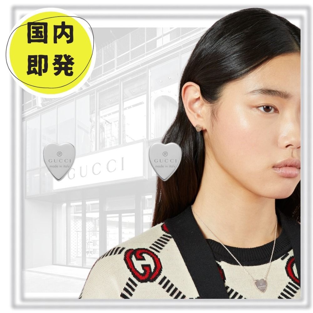 国内即発*GUCCI*グッチ*GUCCI ハートシェイプ ピアス (GUCCI/ピアス