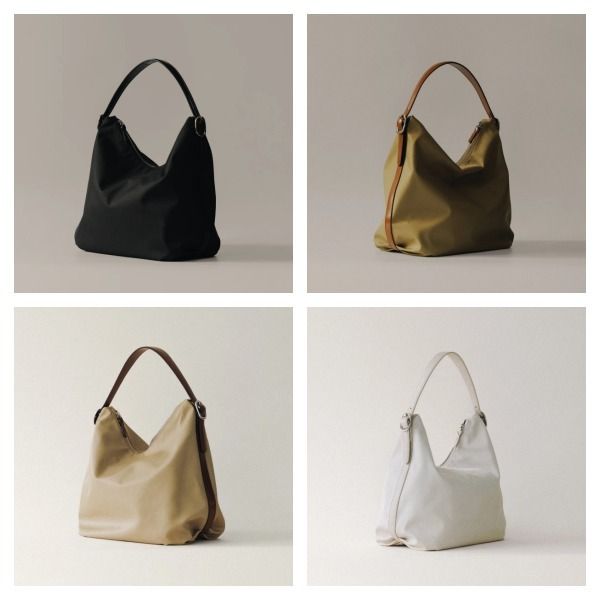 TOUT Y EST ホーボーバッグ Sac Canot Toile（Lサイズ） (TOUT Y EST