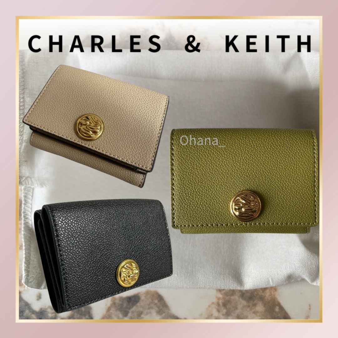 CHARLES & KEITH】ブレアメタリック ショートウォレット