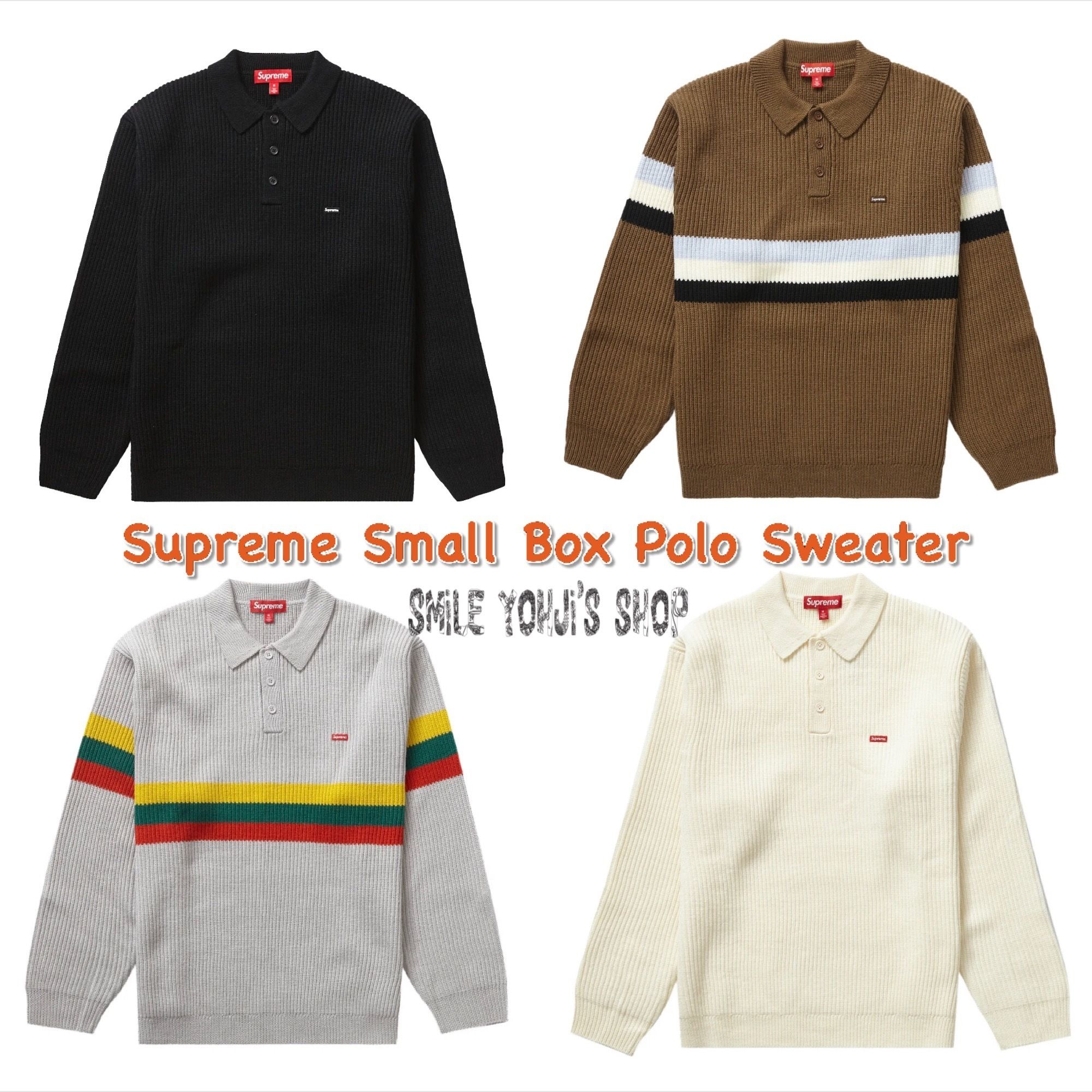 ☆23AW WEEK11☆Supreme Small Box Polo Sweater (Supreme/ニット
