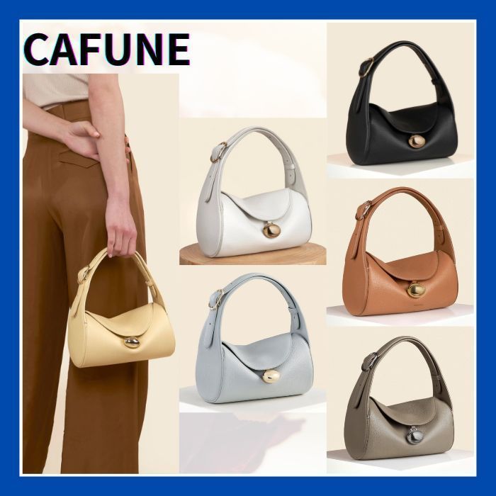 CAFUNE ドロップ ダッフル DROP DUFFEL レザー ハンド バッグ (CAFUNE