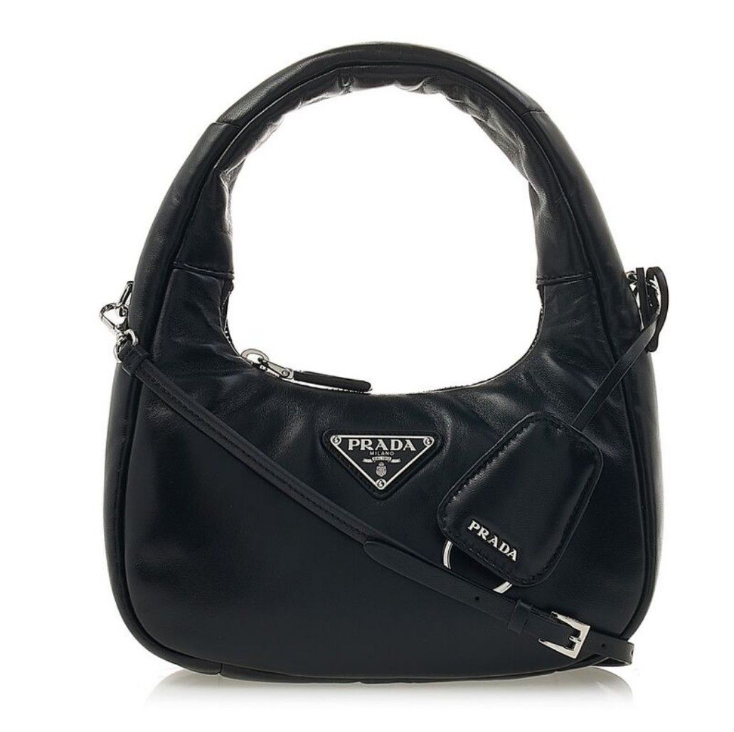 PRADA(プラダ)正規品/関税送料込み ナッパレザー ハンドバッグ (PRADA