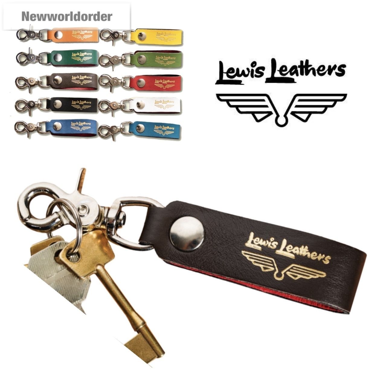 一生物のキーホルダー】ルイスレザーズ キーリング (Lewis Leathers