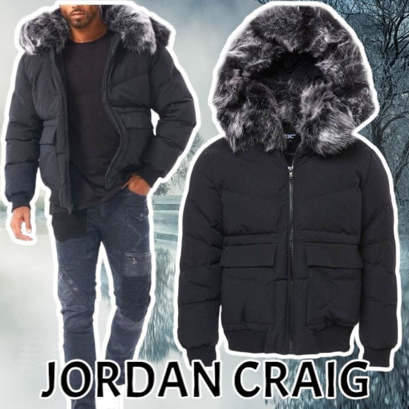 ジョーダンクレイグ】暖かいフード付♪ ボンバー ジャケット (JORDAN