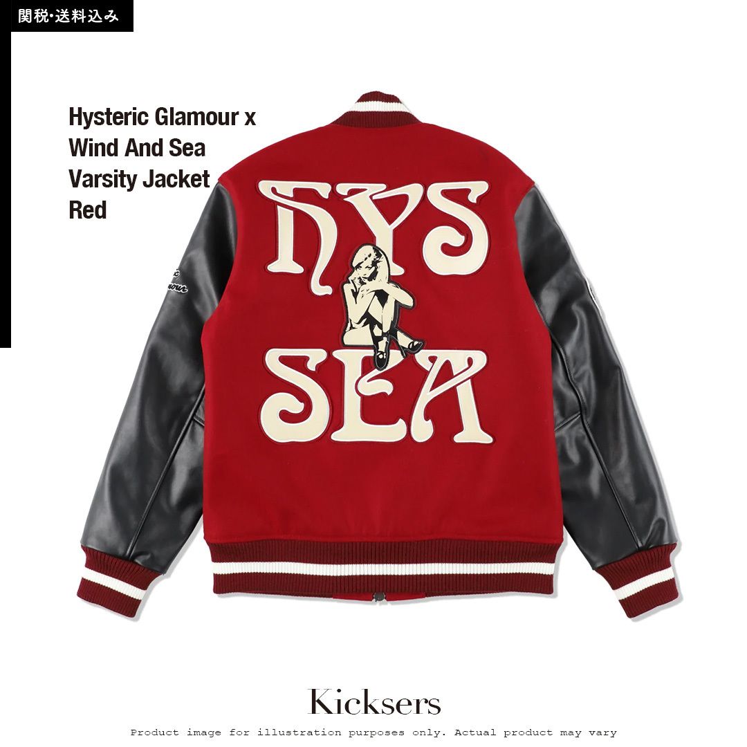 Hysteric Glamour Wind And Sea Varsity Jacket スタジャン (WIND AND