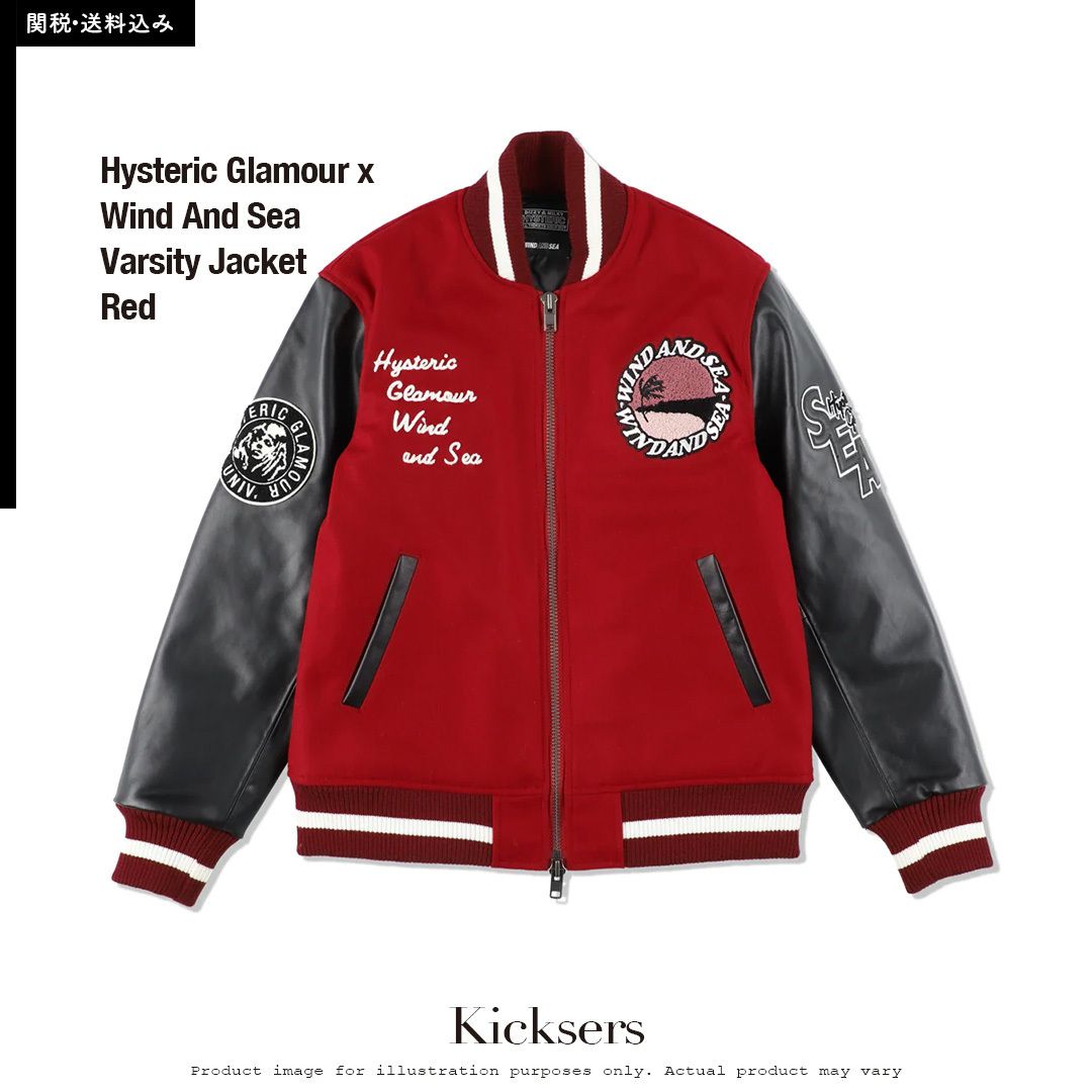 Hysteric Glamour Wind And Sea Varsity Jacket スタジャン (WIND AND