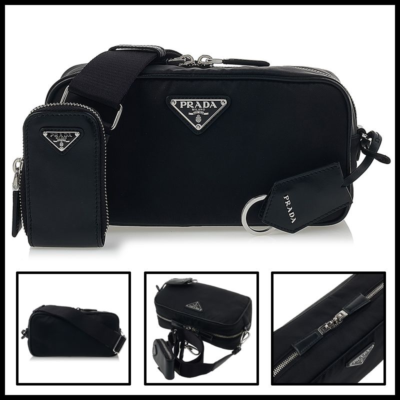 ☆送料関税込☆PRADA プラダ リナイロン ロゴ ショルダーバック (PRADA