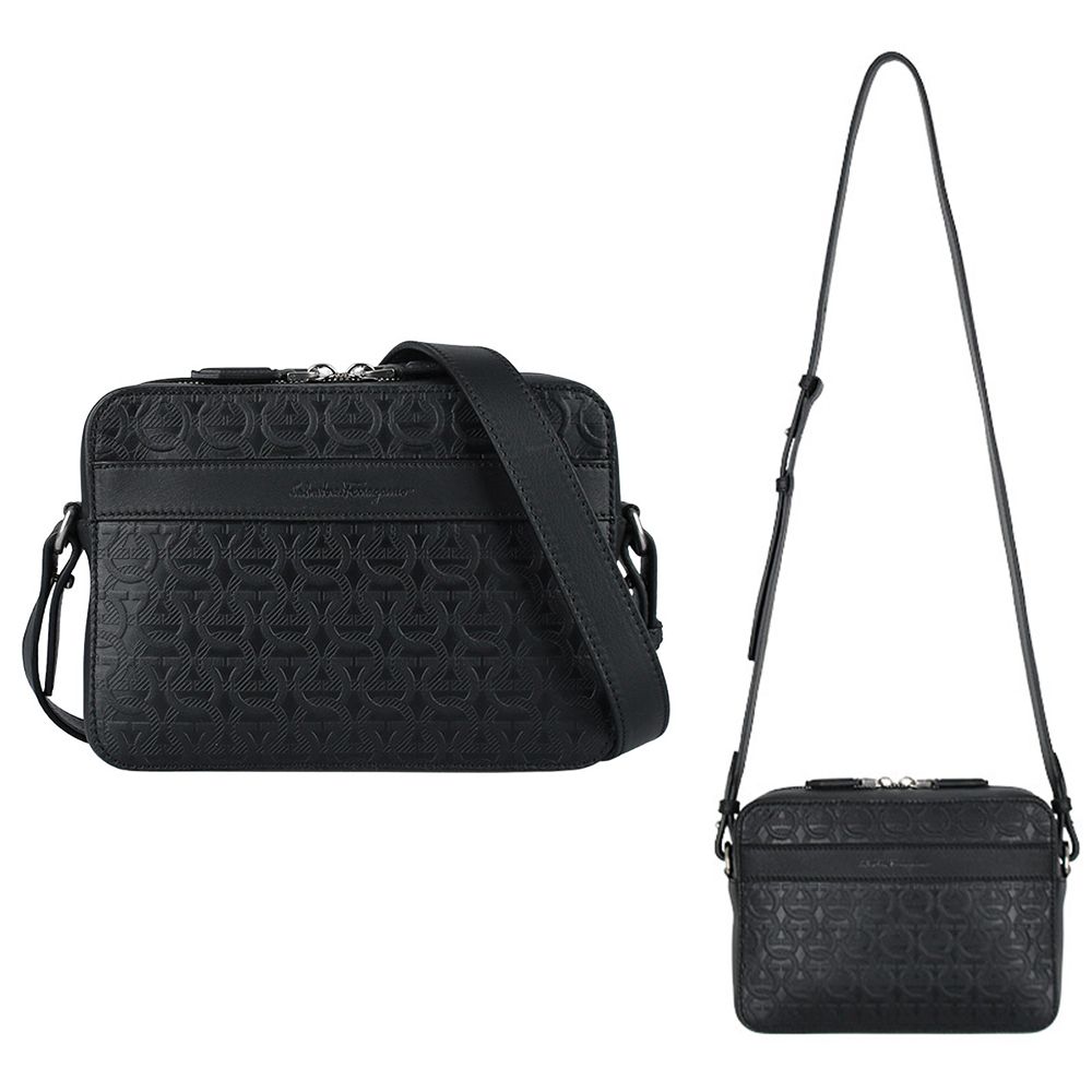 関税負担なし☆Salvatore Ferragamo メンズ ショルダーバッグ