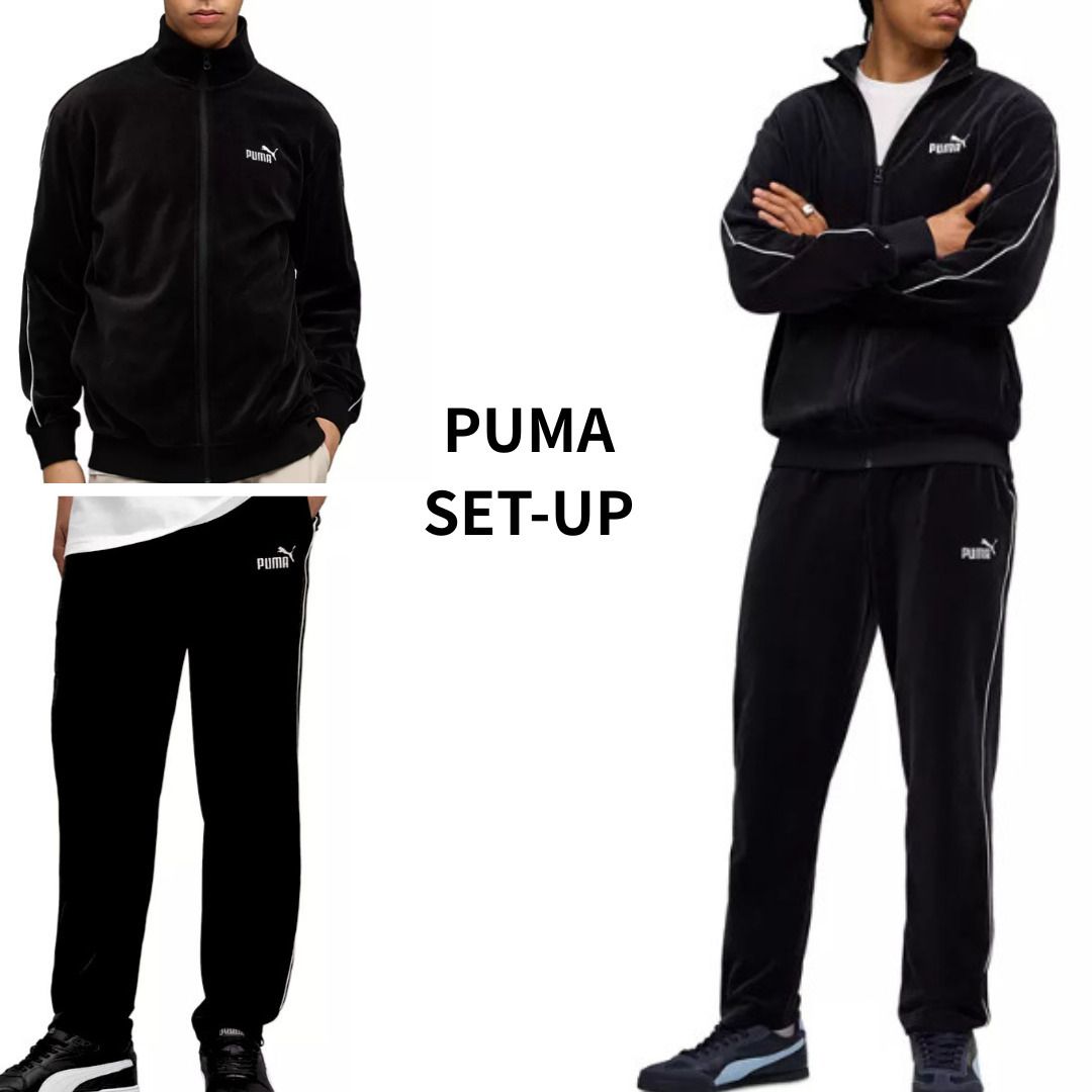 セットアップ☆高級感【PUMA】 ベロア ジャケット＋パンツ (PUMA