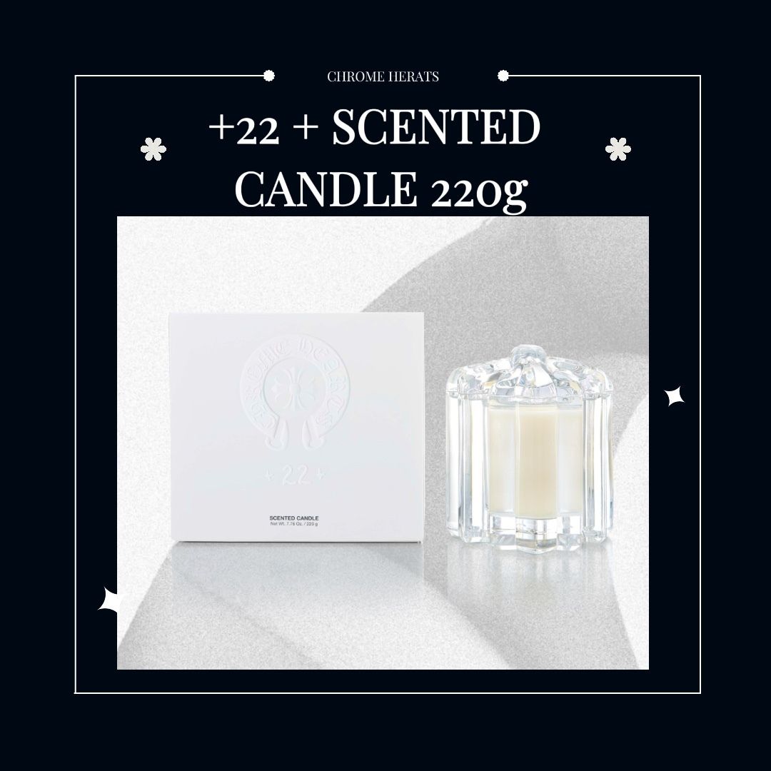 CHROME HEARTS バカラのキャンドル +22+ SCENTED CANDLE 220g (CHROME