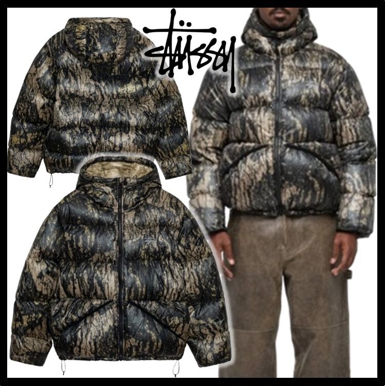 ☆関税込☆Stussy☆Stussy Down Parka Micro Ripstop☆RelicCamo