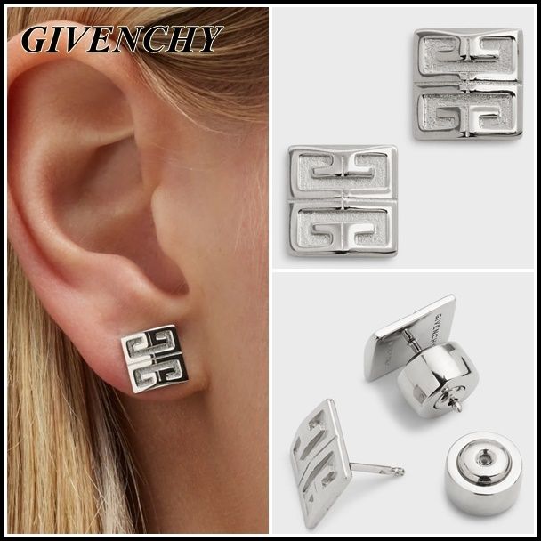 関税込】人気◇GIVENCHY ジバンシィ◇4Gロゴ スタッド ピアス