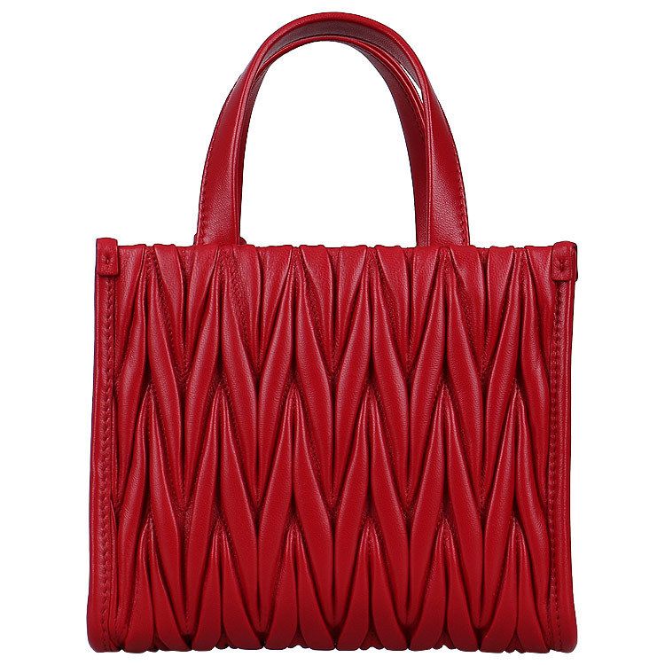 MIU MIU】マテラッセレザー ハンドバッグ (MiuMiu/トートバッグ