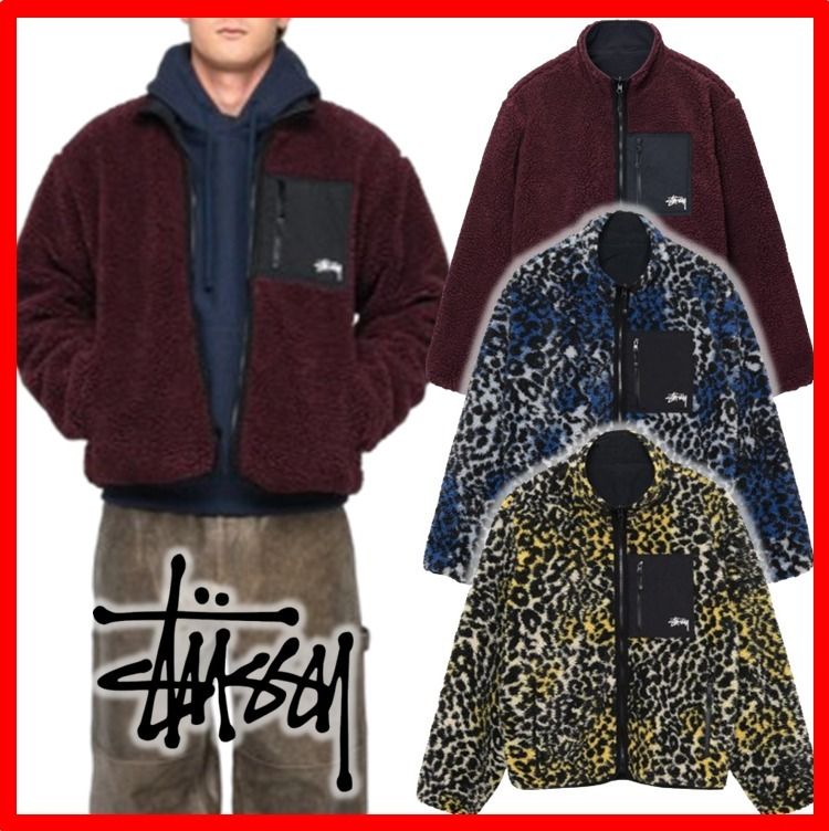 ☆人気☆【Stussy】☆SHERPA REVERSIBLE JACKET☆ジャケット☆ (STUSSY