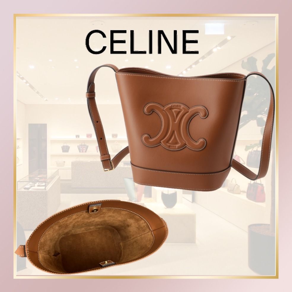 CELINE】スモール バケット キュイル トリオンフ モノグラム (CELINE