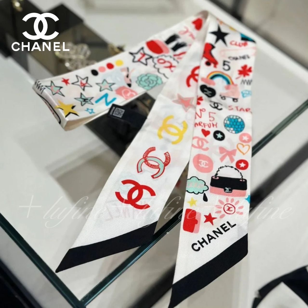 使い方自由☆巻くだけで可愛さUP♪】シャネル ヘアバンド (CHANEL