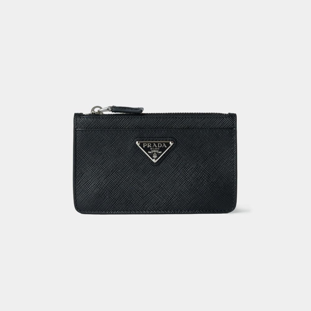 PRADA＊サフィアーノレザー ジッパー カードホルダー (PRADA/カード