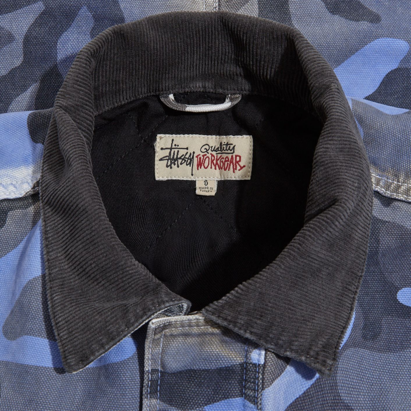 STUSSY】迷彩 スプレーダイ ジャケット＆ ジーンズ 送料関税込 (STUSSY