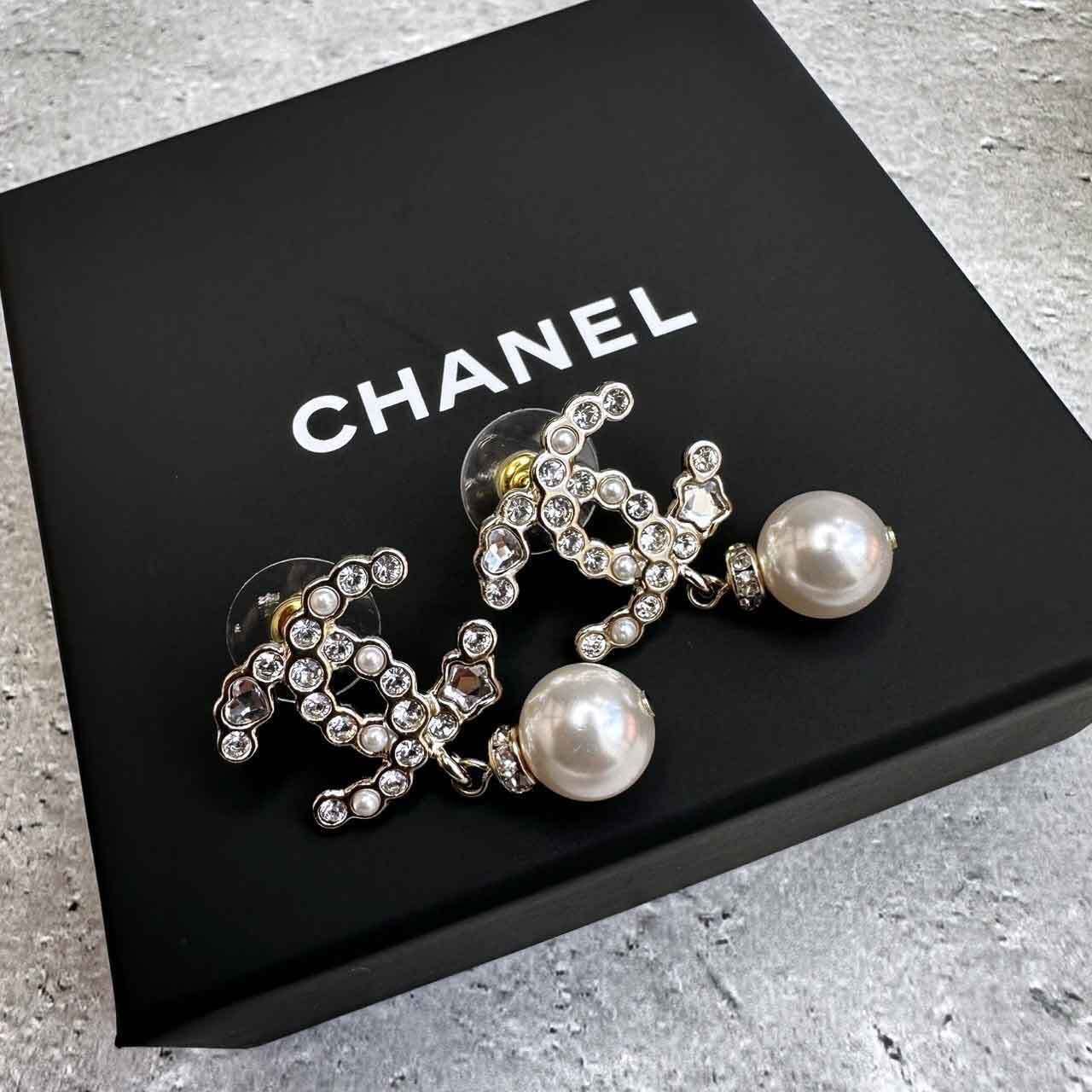 CHANEL ココマーク パール ピアス (CHANEL/ピアス) ABF358 B19947