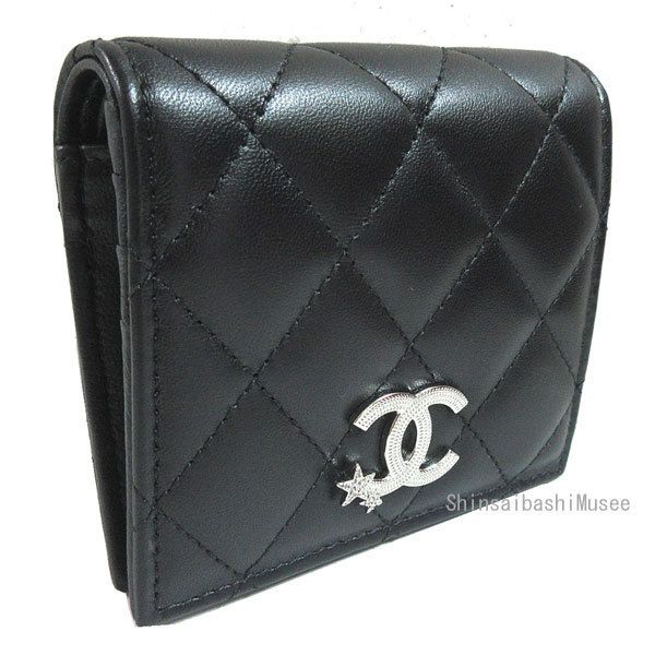 CHANEL マトラッセ 二つ折り財布 ミニ AP3726 B14929 94305 (CHANEL
