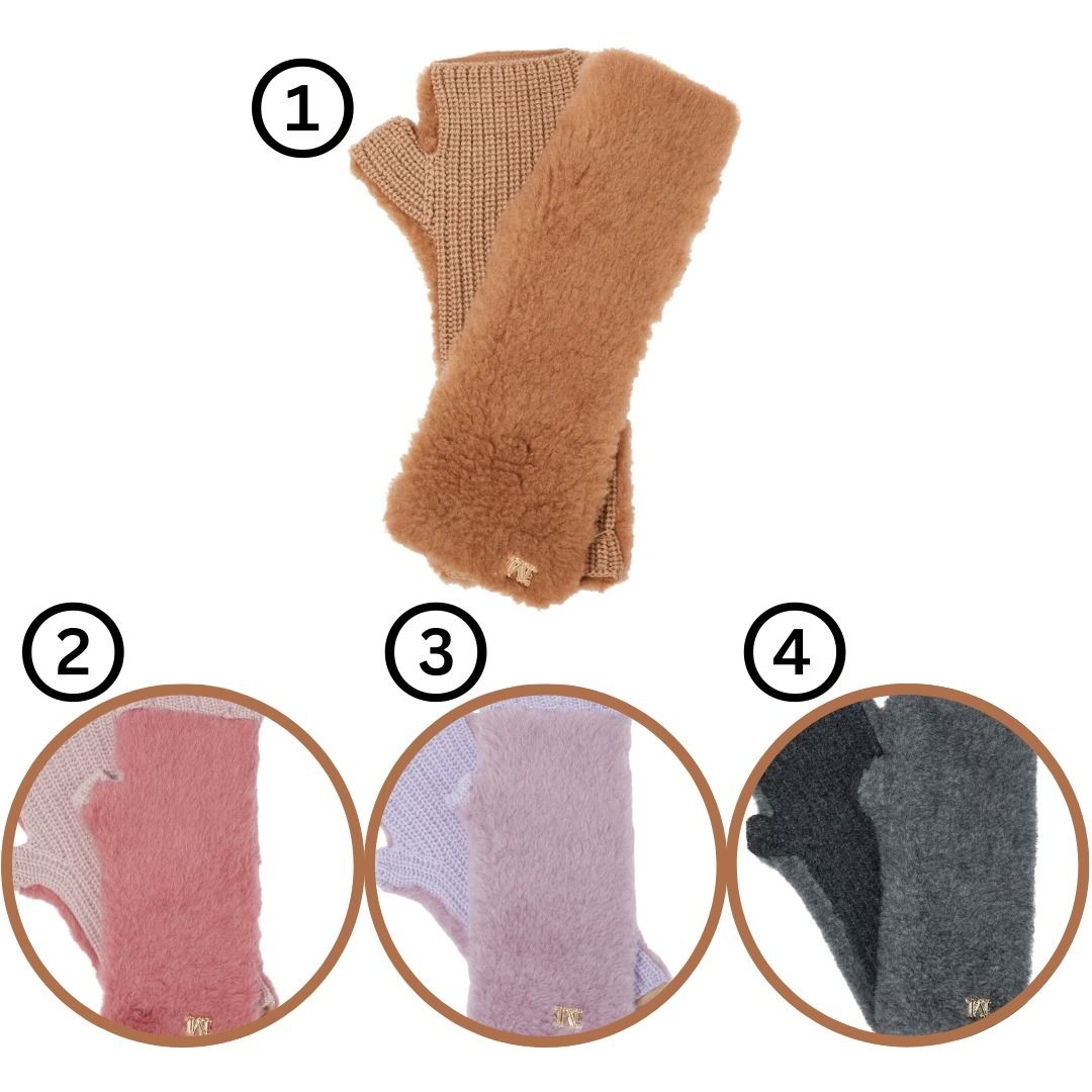 ☆マックスマーラ☆ Manny フィンガーレス テディ グローブ (Max Mara