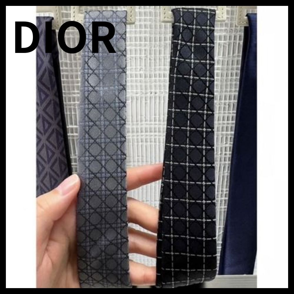 新作☆【Dior】ネクタイ カナージュ シルク (Dior/ネクタイ