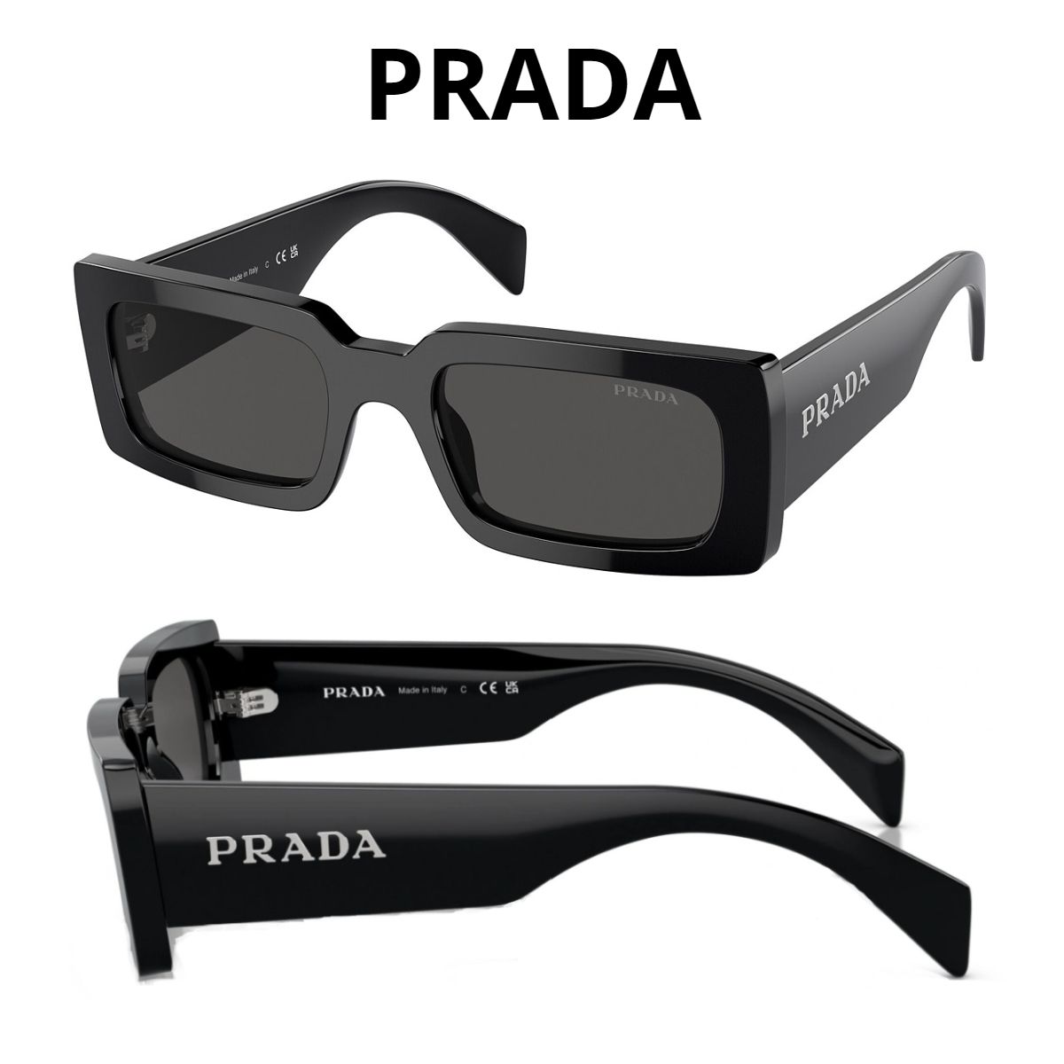 関税・送料込み＊PRADAプラダ＊スクエア ワイド サングラス (PRADA
