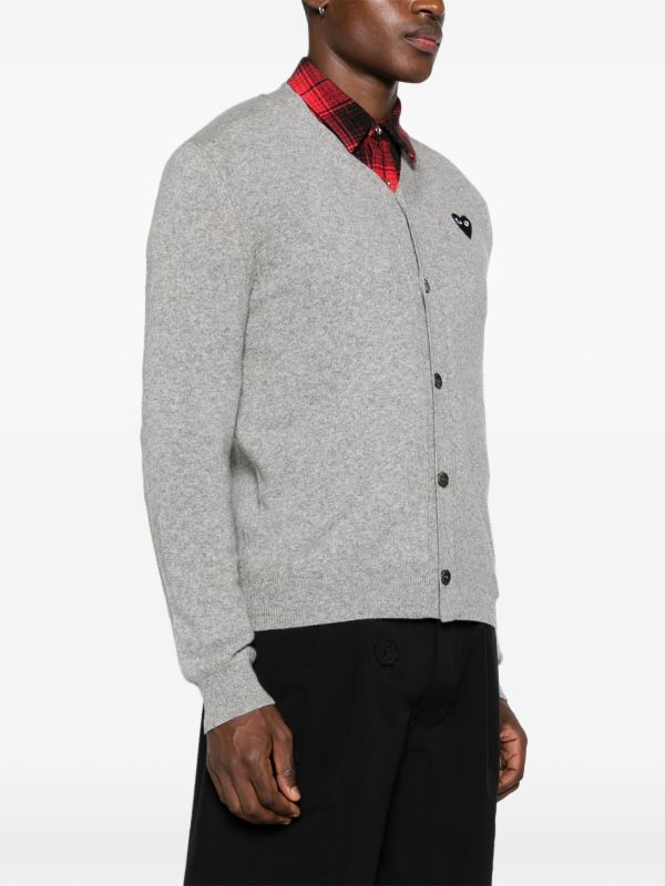 Comme Des Garçons Play ハートロゴ カーディガン 通販 - FARFETCH