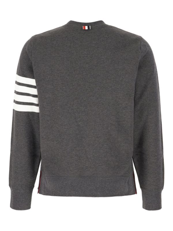 Thom Browne Engineered 4-Bar Jersey Sweatshirt | Grey | FARFETCH