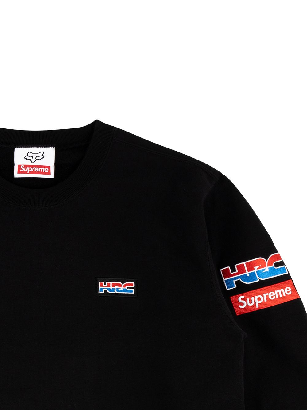 Supreme Honda Fox Racing Sweatshirt | Black | FARFETCH