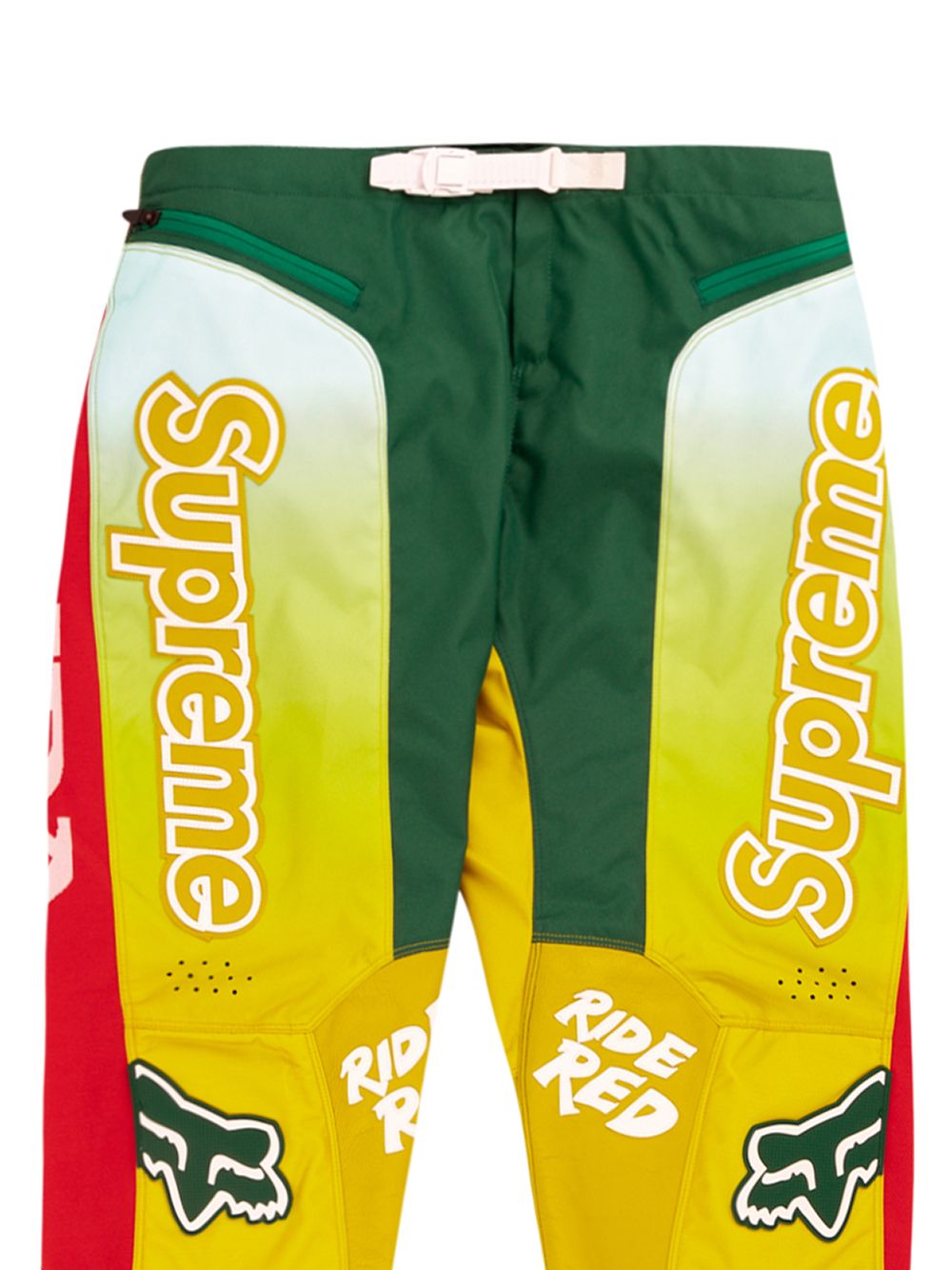 Supreme Honda Fox Racing Moto Track Pants | Yellow | FARFETCH