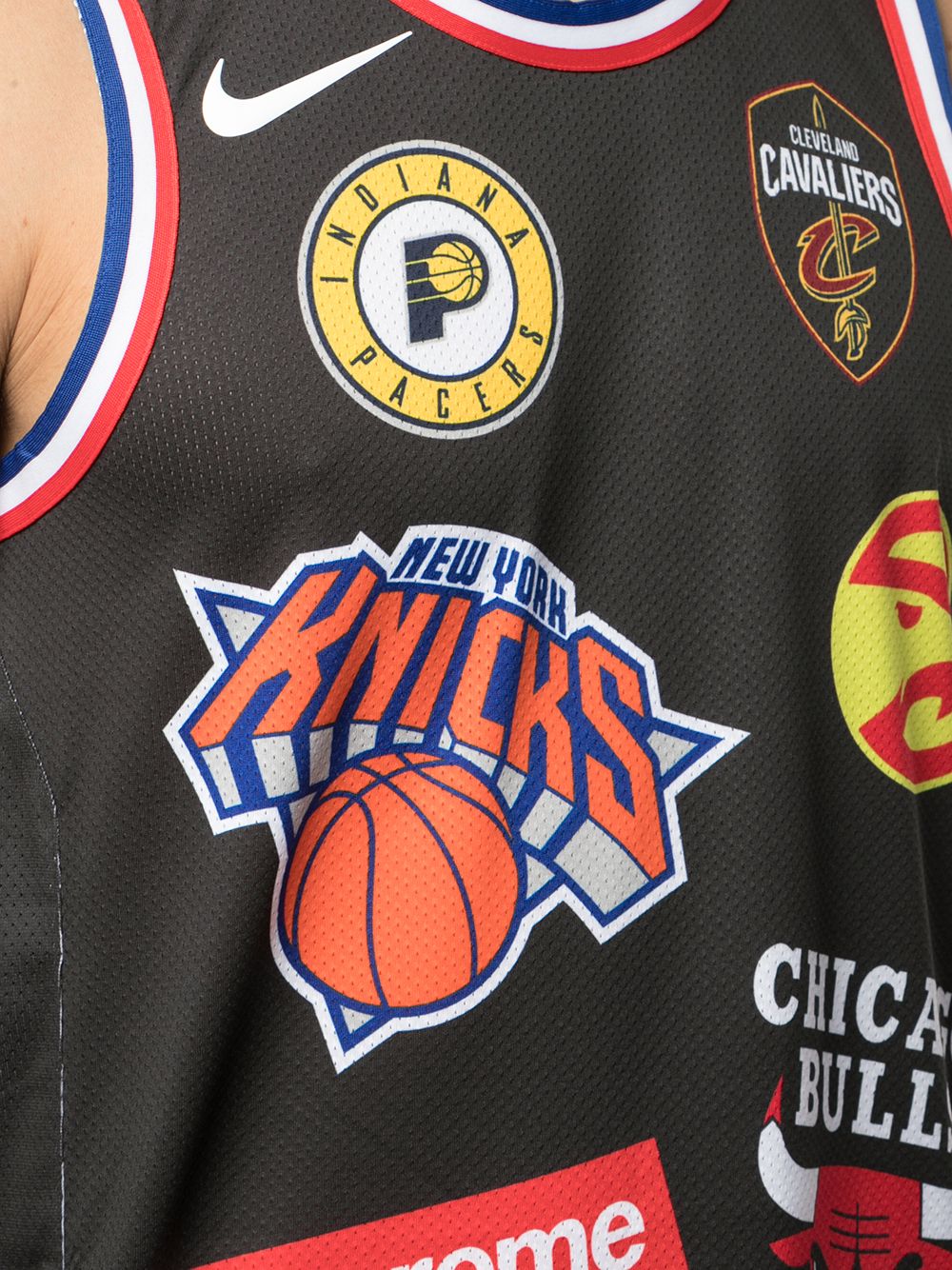 Supreme Nike/NBA Teams Basketball Jersey Tank | Black | FARFETCH