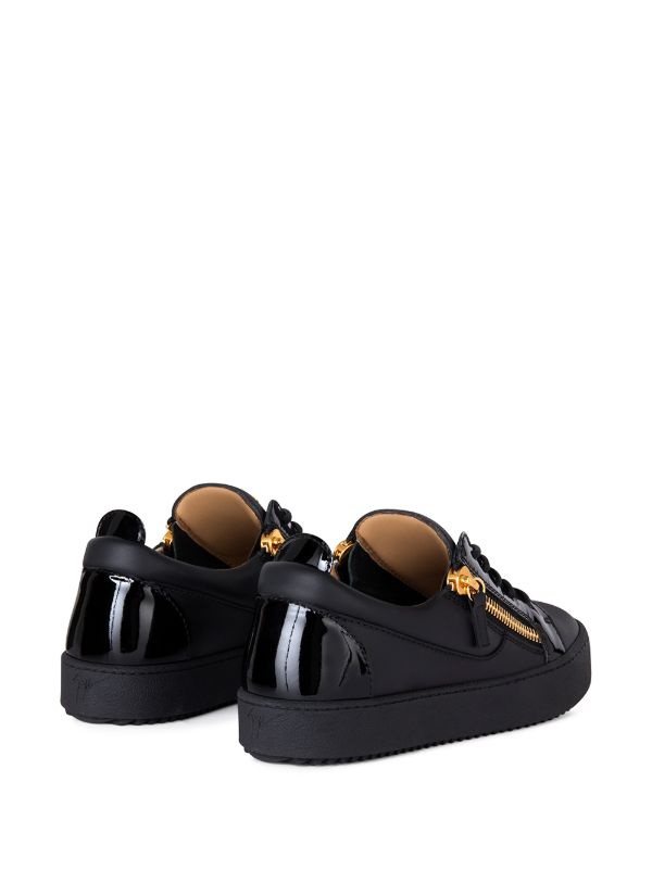 Giuseppe Zanotti Tenis Bajos Con Agujetas | Negro | FARFETCH CL
