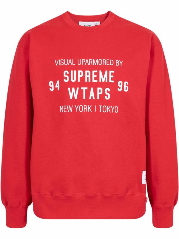 Supreme x WTAPS スウェットシャツ | レッド | FARFETCH JP