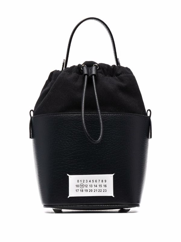 Maison Margiela Small 5AC Bucket Bag | Black | FARFETCH