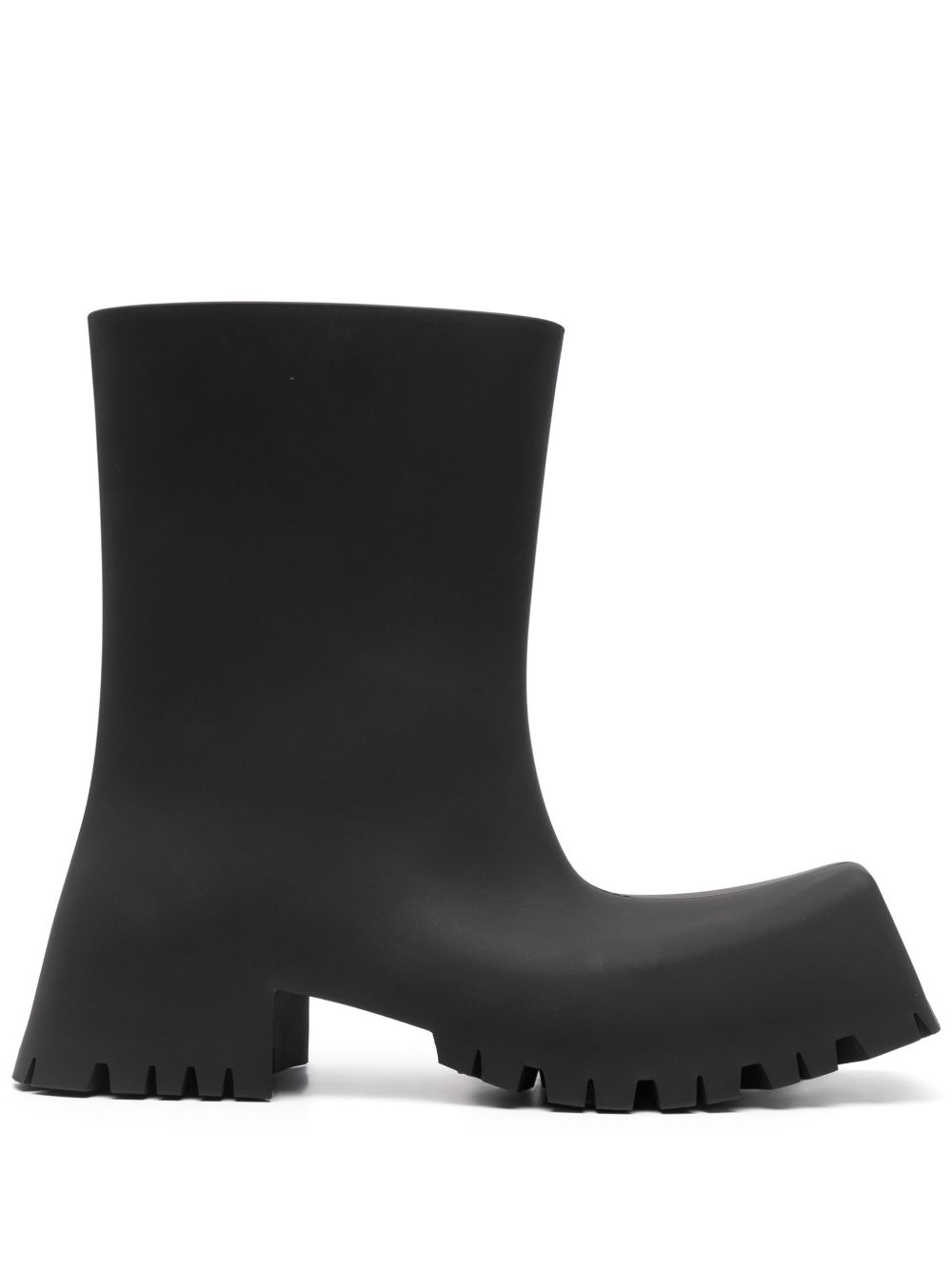 Balenciaga Trooper Rubber Low Boots | Black | FARFETCH AU