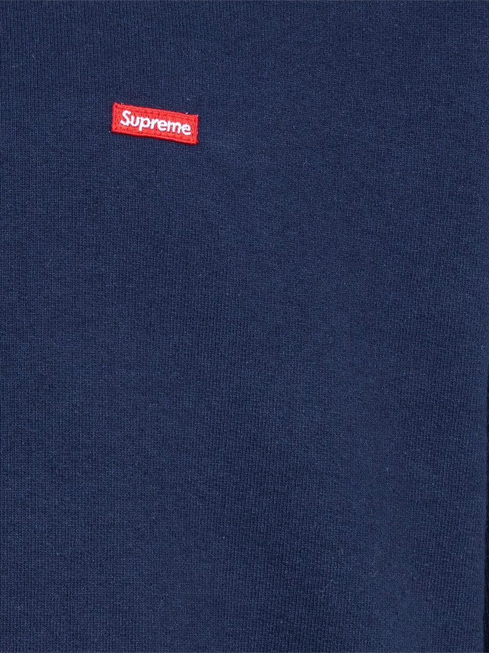 Supreme Small Box Logo Crewneck Sweatshirt | Blue | FARFETCH CA