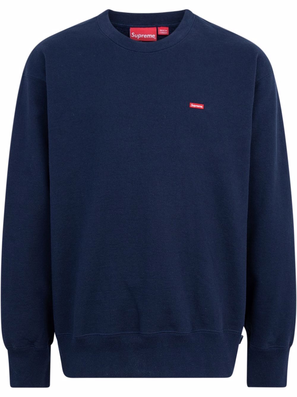 Supreme Small Box Logo Crewneck Sweatshirt | Blue | FARFETCH CA