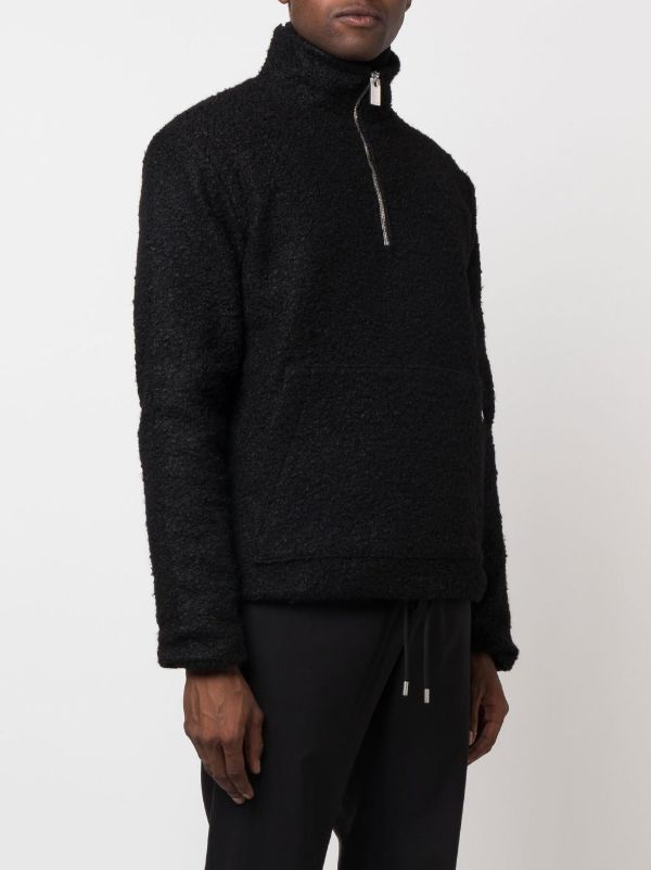 1017 ALYX 9SM Elevated half-zip Sweater | Black | FARFETCH