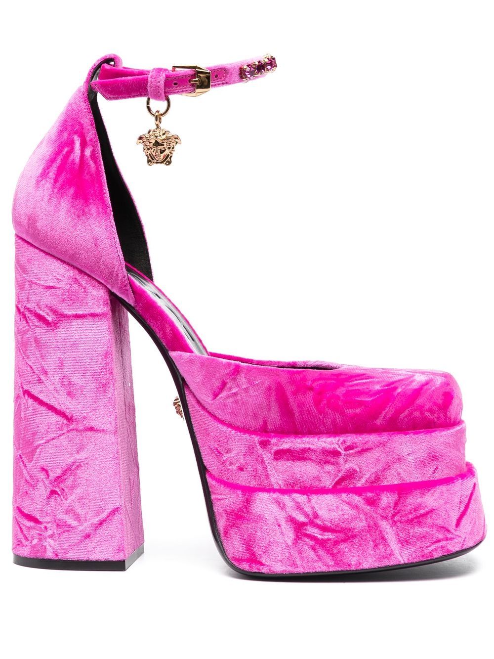 Versace Medusa Aevitas Platform Pumps | Pink | FARFETCH