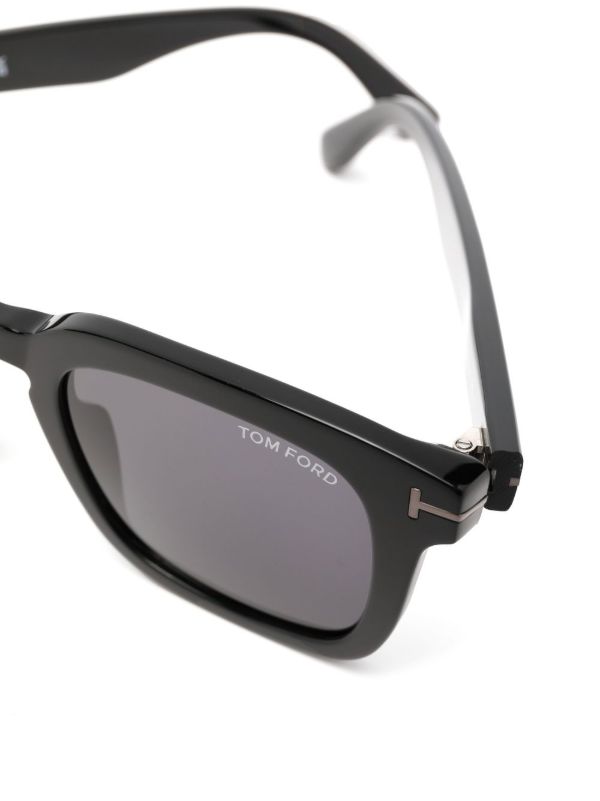 TOM FORD Eyewear スクエアフレーム サングラス | ブラック | FARFETCH JP