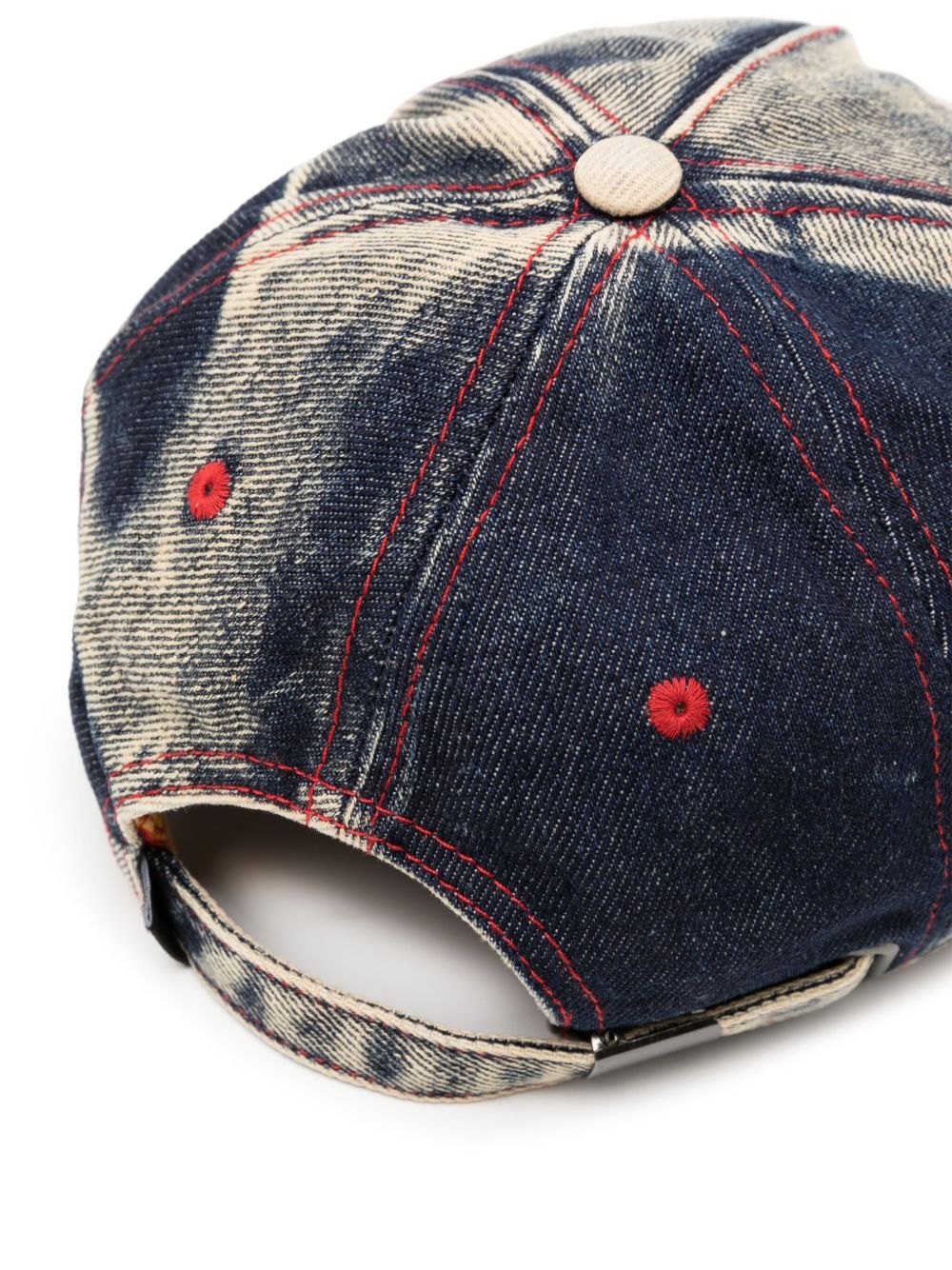 Diesel C-Seymon Distressed Denim Cap | Blue | FARFETCH