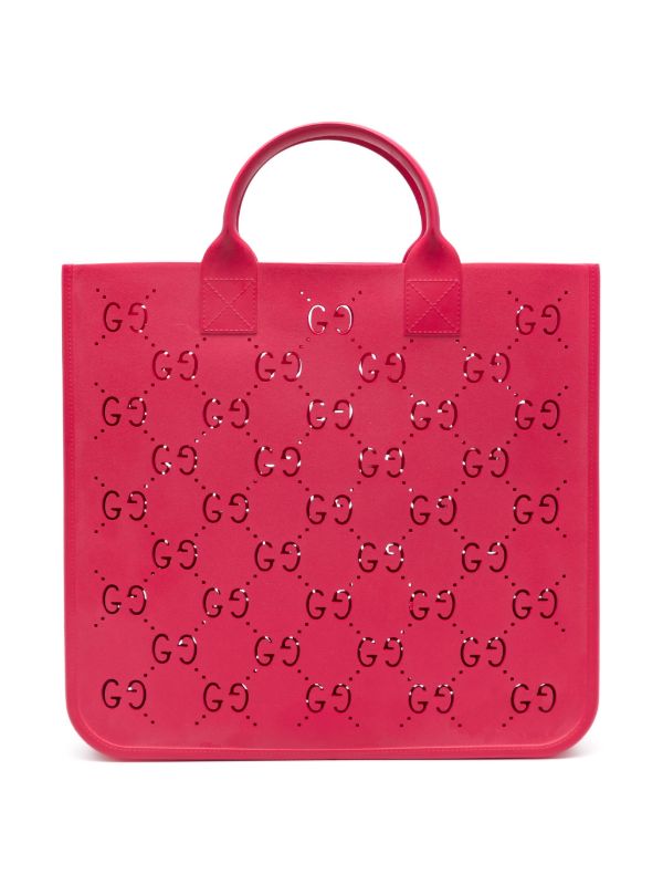 Gucci Kids GGパターン ハンドバッグ | ピンク | FARFETCH JP