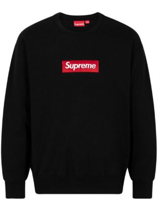 Supreme ロゴ スウェットシャツ | ブラック | FARFETCH JP