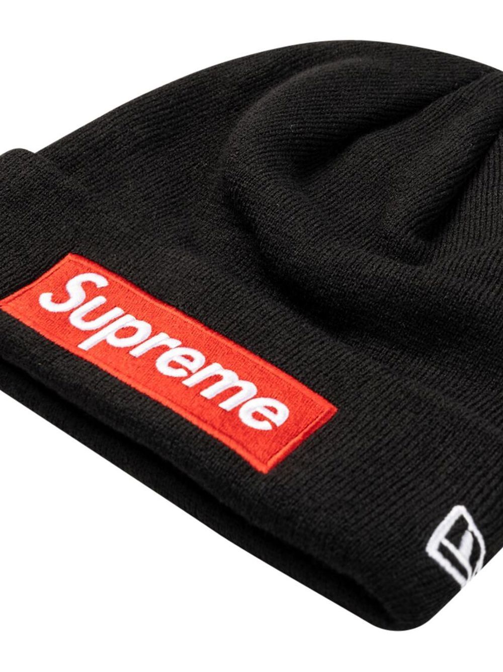 Supreme x New Era box-logo Beanie | Black | FARFETCH