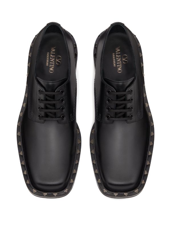 Valentino Garavani ロックスタッズ ダービーシューズ | ブラック